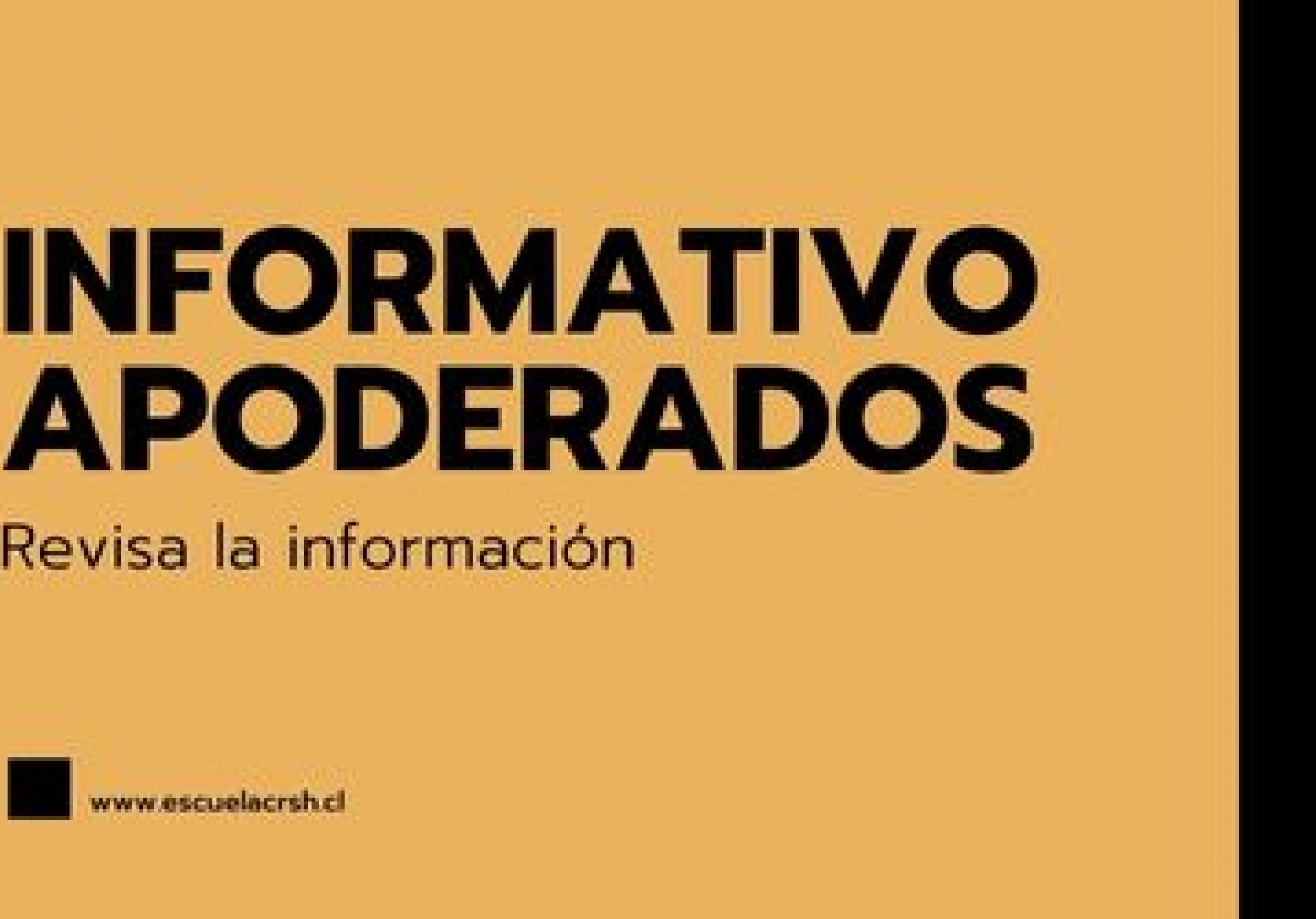 Informativo Apoderados