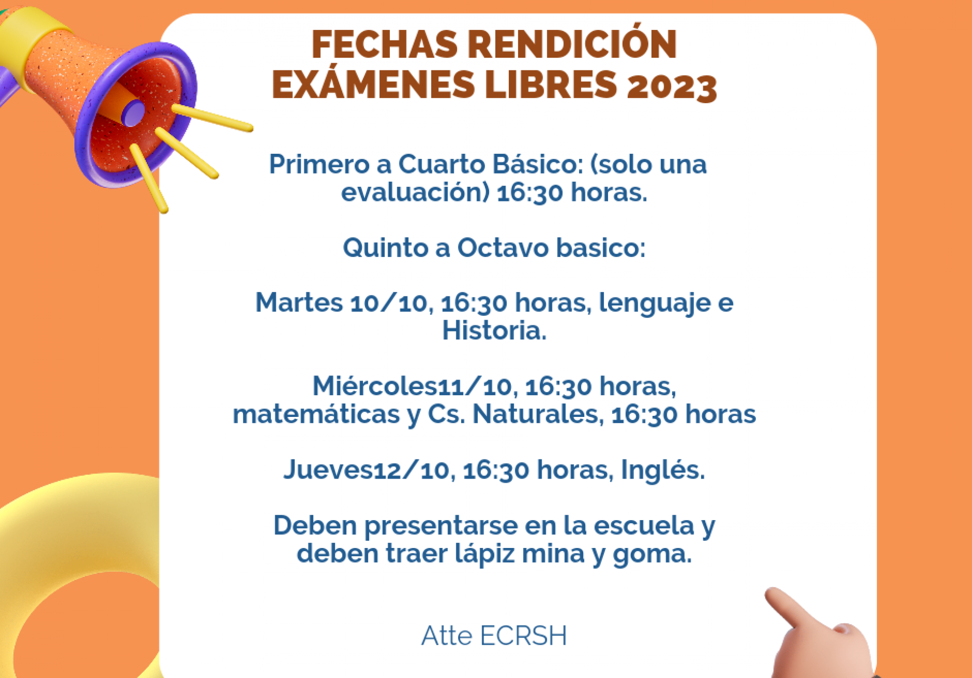 Resultados Exámenes Libres 